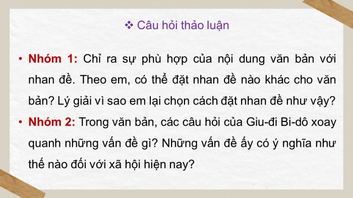 Giáo án điện tử Ngữ văn 12 cánh diều Bài 9: Phụ nữ và việc bảo vệ môi trường (Bài phỏng vấn của Giu-đi Bi-dô với bà Van-đa-na Xi-va)