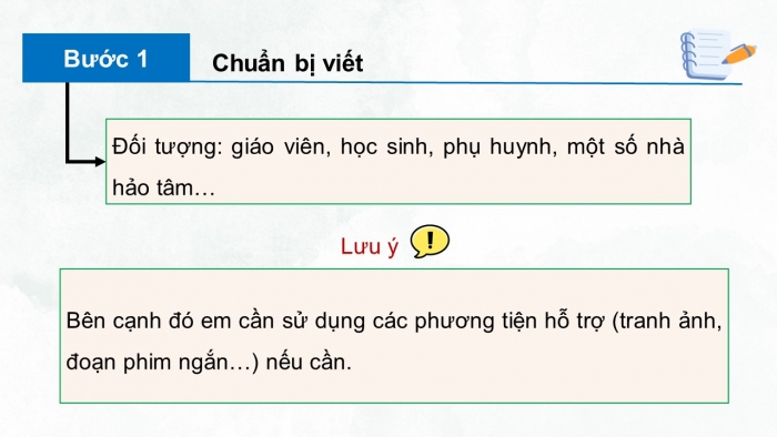 Giáo án điện tử Ngữ văn 12 cánh diều Bài 9: Viết bài phát biểu trong lễ phát động một phong trào hoặc một hoạt động xã hội