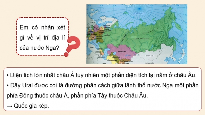 Giáo án điện tử Lịch sử và Địa lí 5 cánh diều Bài 20: Các châu lục và đại dương trên thế giới