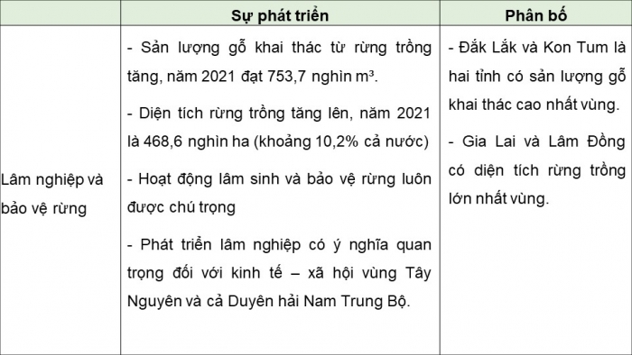 Giáo án điện tử Địa lí 12 cánh diều Bài 23: Khai thác thế mạnh để phát triển kinh tế ở Tây Nguyên (P2)