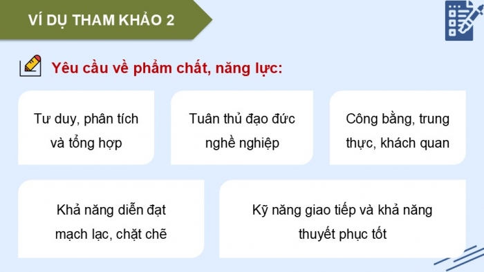 Giáo án điện tử Hoạt động trải nghiệm 12 chân trời bản 2 Chủ đề 8: Quyết định lựa chọn nghề nghiệp cho bản thân (P2)