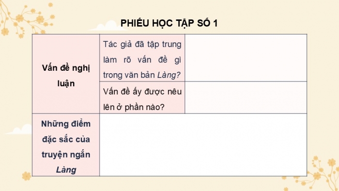 Giáo án điện tử Ngữ văn 9 cánh diều Bài 10: Về truyện “Làng” của Kim Lân (Nguyễn Văn Long)