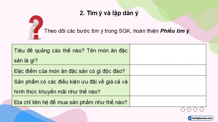 Giáo án điện tử Ngữ văn 9 cánh diều Bài 10: Viết quảng cáo hoặc tờ rơi về một sản phẩm hay một hoạt động