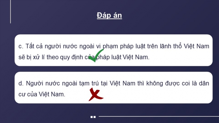 Giáo án điện tử Kinh tế pháp luật 12 cánh diều Bài 16: Công pháp quốc tế về dân cư, lãnh thổ và biên giới quốc gia, Luật Biển quốc tế (P2)