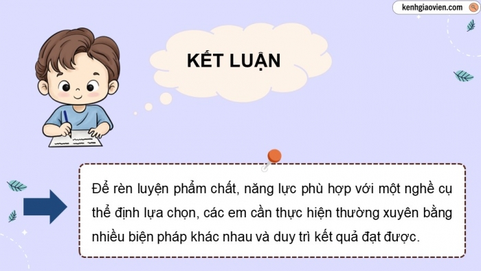 Giáo án điện tử Hoạt động trải nghiệm 12 cánh diều Chủ đề 9: Sẵn sàng bước vào thế giới nghề nghiệp (P2)