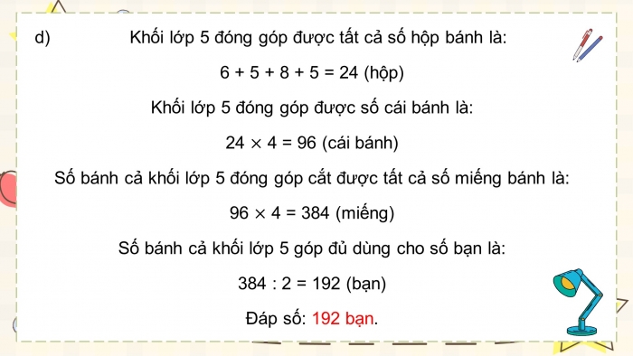 Giáo án điện tử Toán 5 chân trời Bài 101: Ôn tập một số yếu tố thống kê