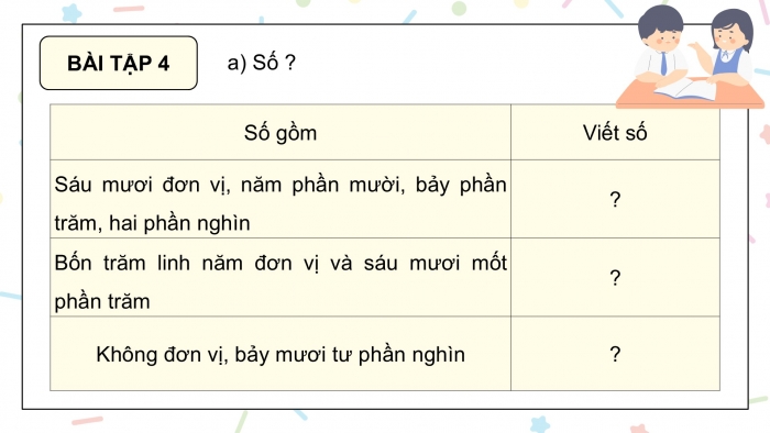 Giáo án điện tử Toán 5 kết nối Bài 75: Ôn tập chung