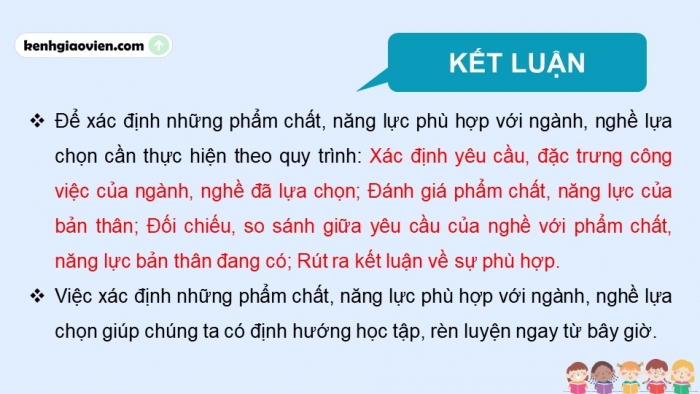 Giáo án điện tử Hoạt động trải nghiệm 12 cánh diều Chủ đề 8: Chọn nghề phù hợp (P1)