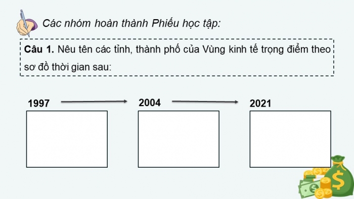 Giáo án điện tử Địa lí 12 chân trời Bài 36: Phát triển các vùng kinh tế trọng điểm