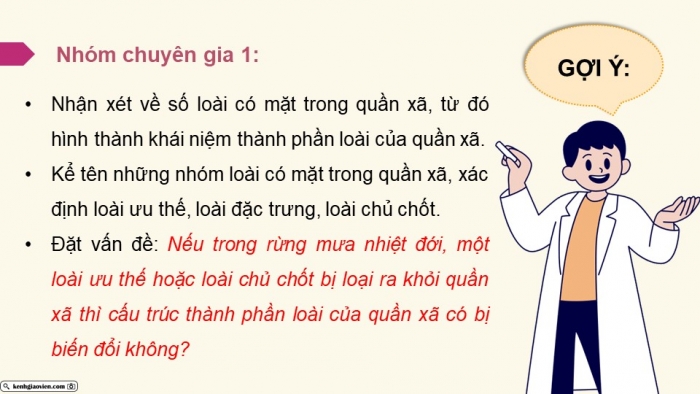 Giáo án điện tử Sinh học 12 kết nối Bài 26: Quần xã sinh vật