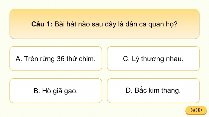 Giáo án điện tử Âm nhạc 5 chân trời Tiết 1: Khám phá Các làn điệu dân ca Việt Nam, Hát Trống cơm