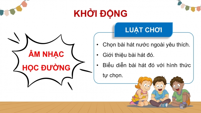 Giáo án điện tử Âm nhạc 5 kết nối Tiết 30: Tổ chức hoạt động Vận dụng – Sáng tạo