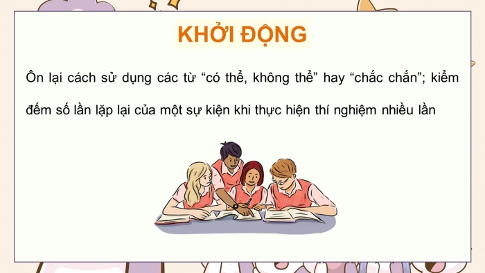 Giáo án điện tử Toán 5 chân trời Bài 100: Ôn tập một số yếu tố xác suất