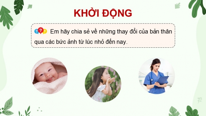 Giáo án điện tử Khoa học 5 chân trời Bài 24: Các giai đoạn phát triển của con người