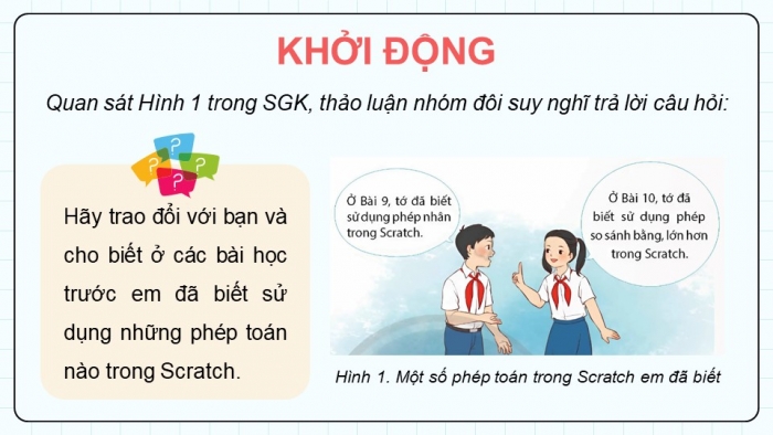 Giáo án điện tử Tin học 5 chân trời Bài 12: Viết chương trình để tính toán