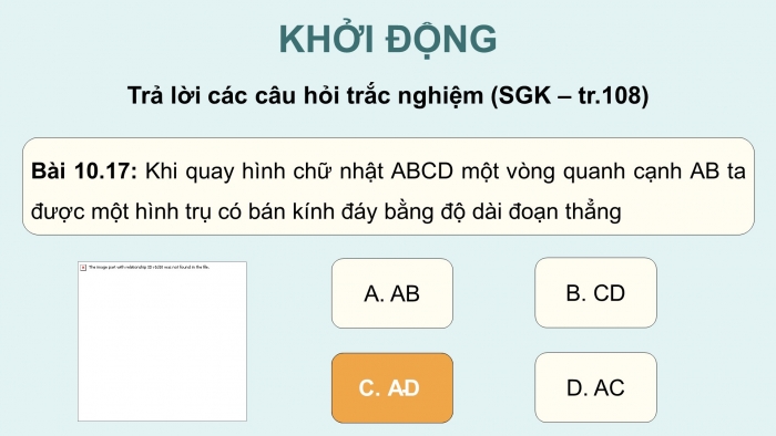 Giáo án điện tử Toán 9 kết nối Bài tập cuối chương X