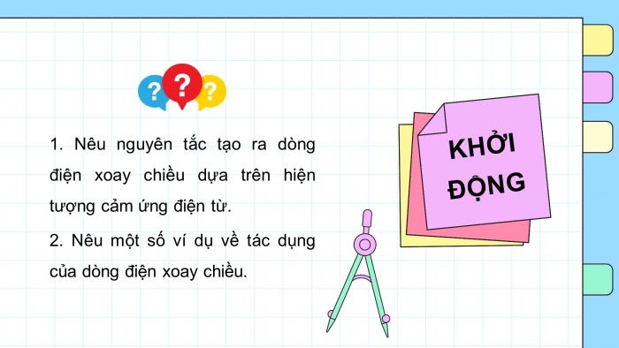 Giáo án điện tử KHTN 9 kết nối - Phân môn Vật lí Bài Ôn tập học kì 2