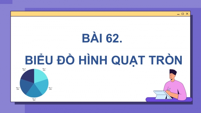 Giáo án PPT dạy thêm Toán 5 Chân trời bài 62: Biểu đồ hình quạt tròn