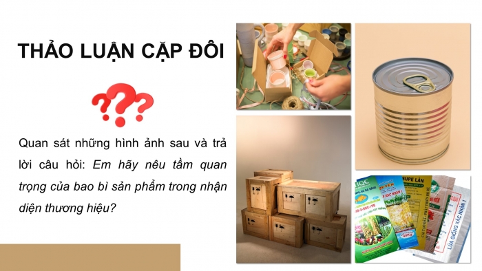 Giáo án điện tử Mĩ thuật 9 chân trời bản 2 Bài 14: Thiết kế bao bì sản phẩm