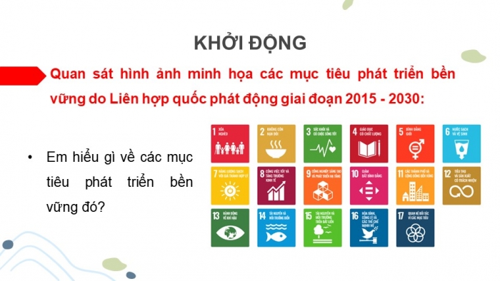 Giáo án điện tử Sinh học 12 kết nối Bài 34: Phát triển bền vững