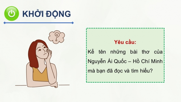 Giáo án điện tử Ngữ văn 12 chân trời Bài 8: Cảnh rừng Việt Bắc (Hồ Chí Minh)