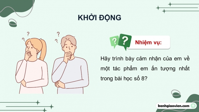 Giáo án điện tử Ngữ văn 12 chân trời Bài 8: Ôn tập