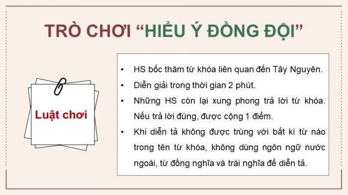 Giáo án điện tử Địa lí 12 chân trời Bài 30: Khai thác thế mạnh để phát triển kinh tế ở Tây Nguyên