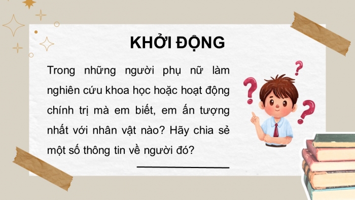 Giáo án điện tử Ngữ văn 12 cánh diều Bài 9: Phụ nữ và việc bảo vệ môi trường (Bài phỏng vấn của Giu-đi Bi-dô với bà Van-đa-na Xi-va)