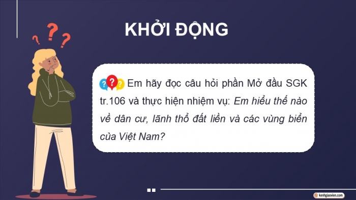 Giáo án điện tử Kinh tế pháp luật 12 cánh diều Bài 16: Công pháp quốc tế về dân cư, lãnh thổ và biên giới quốc gia, Luật Biển quốc tế