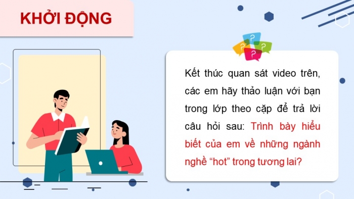 Giáo án điện tử Hoạt động trải nghiệm 12 cánh diều Chủ đề 8: Chọn nghề phù hợp (P1)