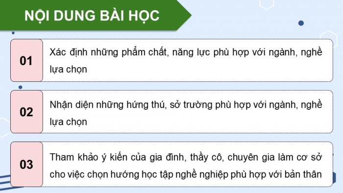 Giáo án điện tử Hoạt động trải nghiệm 12 cánh diều Chủ đề 8: Chọn nghề phù hợp (P2)