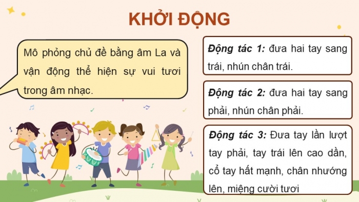 Giáo án điện tử Âm nhạc 5 chân trời Tiết 1: Khám phá Niềm vui trong âm nhạc