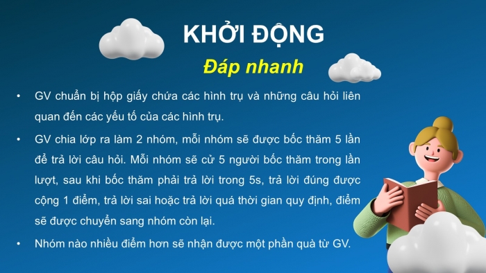 Giáo án PPT dạy thêm Toán 5 Chân trời bài 67: Hình trụ