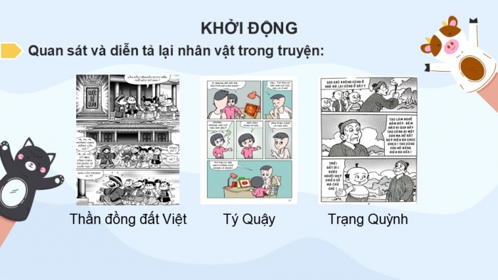 Giáo án điện tử Mĩ thuật 5 cánh diều Bài 12: Nhân vật truyện em yêu thích