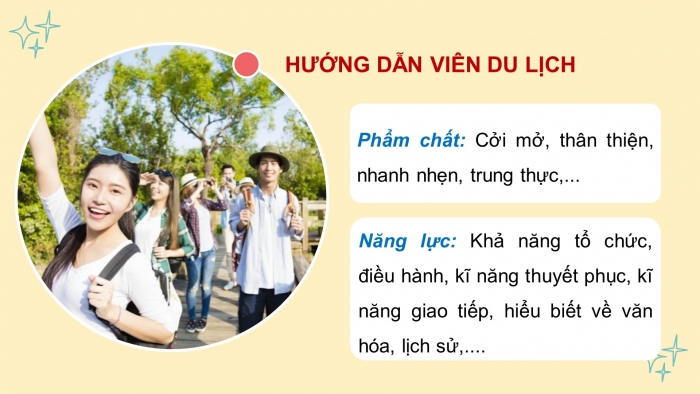 Giáo án điện tử Hoạt động trải nghiệm 9 cánh diều Chủ đề 8 - Hoạt động giáo dục 2: Rèn luyện bản thân theo nghề em quan tâm