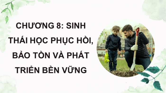 Giáo án điện tử Sinh học 12 kết nối Bài 33: Sinh thái học phục hồi và bảo tồn đa dạng sinh vật