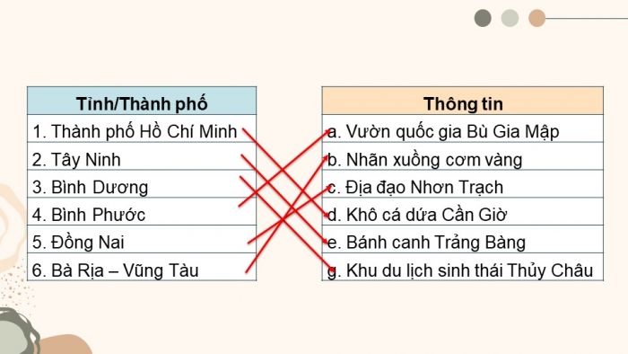 Giáo án điện tử Địa lí 12 chân trời Bài 33: Thực hành Tìm hiểu mối quan hệ giữa phát triển kinh tế – xã hội với bảo vệ môi trường ở Đông Nam Bộ