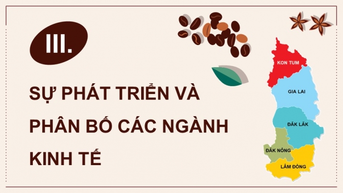 Giáo án điện tử Địa lí 12 cánh diều Bài 23: Khai thác thế mạnh để phát triển kinh tế ở Tây Nguyên (P2)