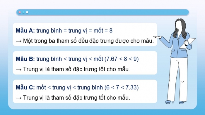 Giáo án điện tử chuyên đề Tin học ứng dụng 12 cánh diều Bài 5: Mô tả đặc trưng độ tập trung dữ liệu