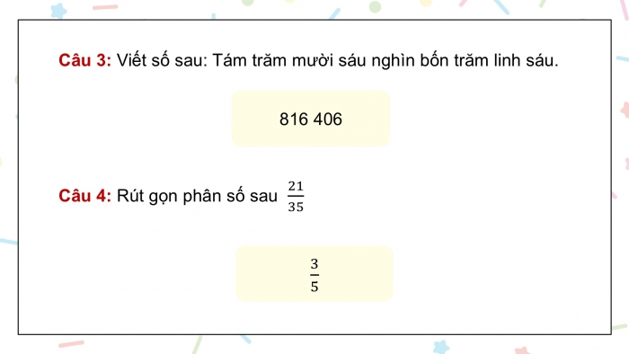 Giáo án điện tử Toán 5 kết nối Bài 75: Ôn tập chung