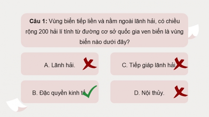 Giáo án điện tử Kinh tế pháp luật 12 chân trời Bài 15: Một số nội dung cơ bản của Công pháp quốc tế về dân cư, lãnh thổ, biên giới quốc gia (P2)