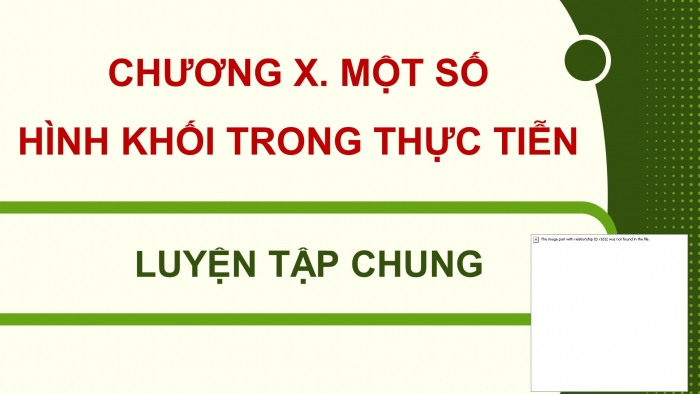 Giáo án điện tử Toán 9 kết nối Chương 10 Luyện tập chung