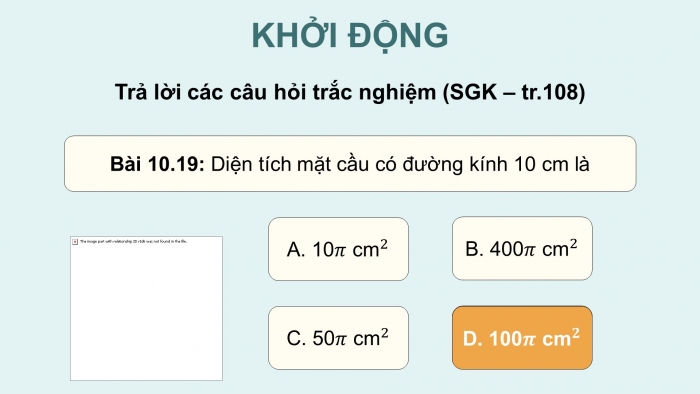 Giáo án điện tử Toán 9 kết nối Bài tập cuối chương X