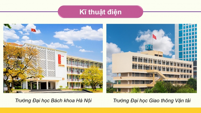 Giáo án điện tử Hoạt động trải nghiệm 9 cánh diều Chủ đề 9 - Hoạt động giáo dục 1: Tìm hiểu các cơ sở giáo dục nghề nghiệp