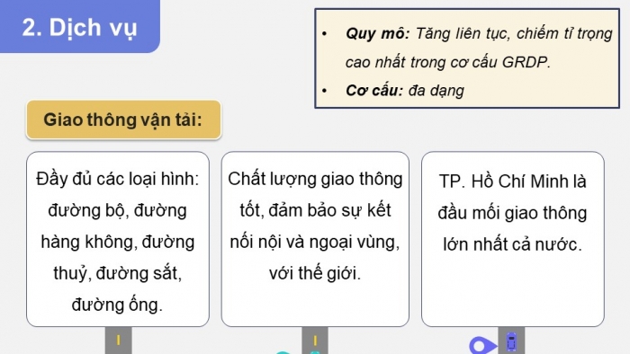 Giáo án điện tử Địa lí 12 chân trời Bài 32: Phát triển kinh tế – xã hội ở Đông Nam Bộ (P2)