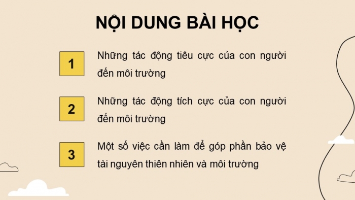 Giáo án điện tử Khoa học 5 chân trời Bài 29: Tác động của con người đến môi trường