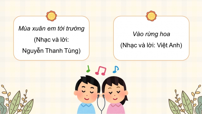 Giáo án điện tử Âm nhạc 5 chân trời Tiết 2: Ôn tập hát Mùa xuân tình bạn, Nghe nhạc Điệu nhảy hài hước (Chương 5, Tổ khúc ba-lê số 1) của D. Sô-xờ-ta-cô-vích (D. Shostakovich)