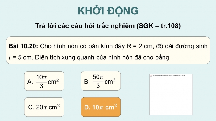 Giáo án điện tử Toán 9 kết nối Bài tập cuối chương X