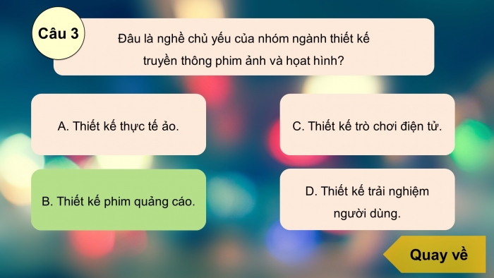 Giáo án điện tử Mĩ thuật 9 chân trời bản 1 Bài 16: Đặc trưng của một số nghề liên quan đến Mĩ thuật ứng dụng