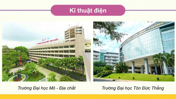 Giáo án điện tử Hoạt động trải nghiệm 9 cánh diều Chủ đề 9 - Hoạt động giáo dục 1: Tìm hiểu các cơ sở giáo dục nghề nghiệp